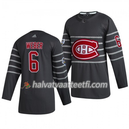 Miesten NHL Montreal Canadiens Pelipaita Shea Weber 6 Harmaa 2020 NHL All-Star Adidas Authentic